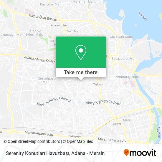 Serenity Konutları Havuzbaşı map