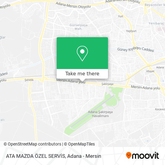 ATA MAZDA ÖZEL SERVİS map