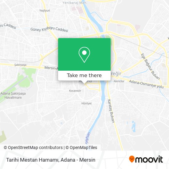 Tarihi Mestan Hamamı map