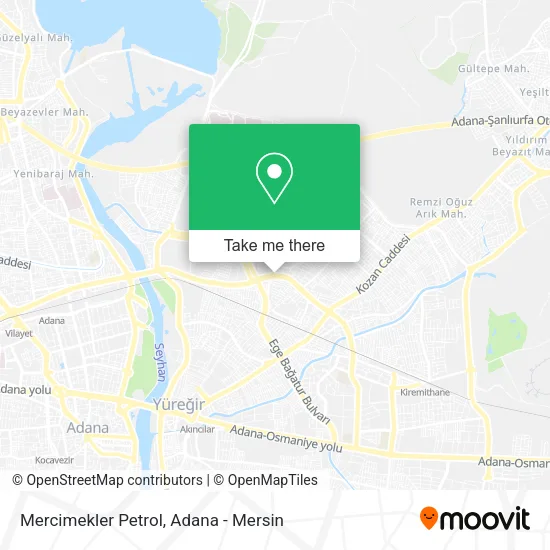 Mercimekler Petrol map