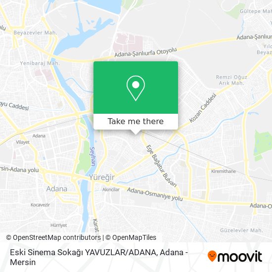 Eski Sinema Sokağı YAVUZLAR / ADANA map