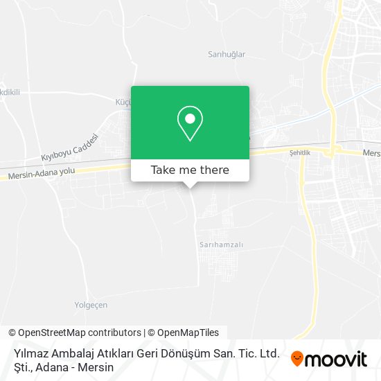 Yılmaz Ambalaj Atıkları Geri Dönüşüm San. Tic. Ltd. Şti. map