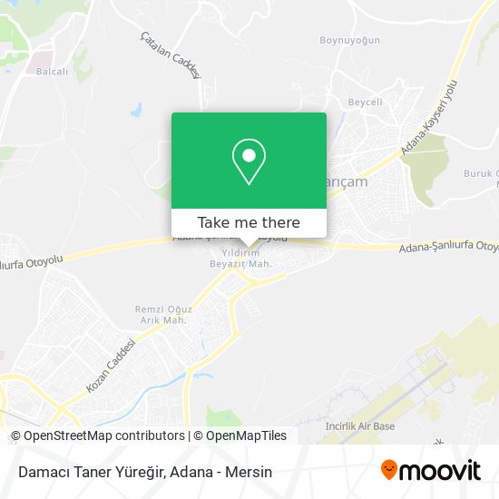 Damacı Taner Yüreğir map