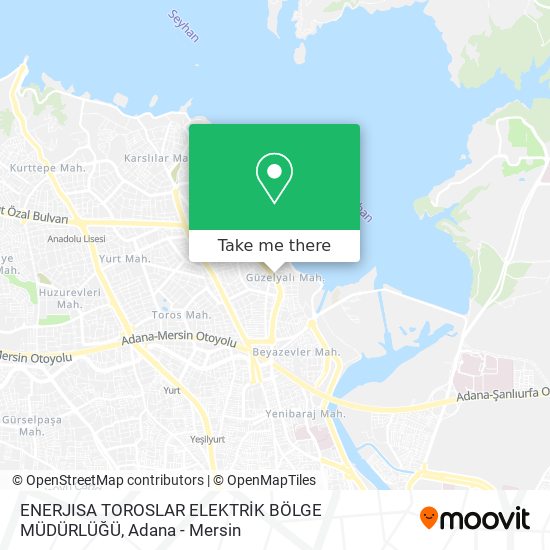 ENERJISA TOROSLAR ELEKTRİK BÖLGE MÜDÜRLÜĞÜ map