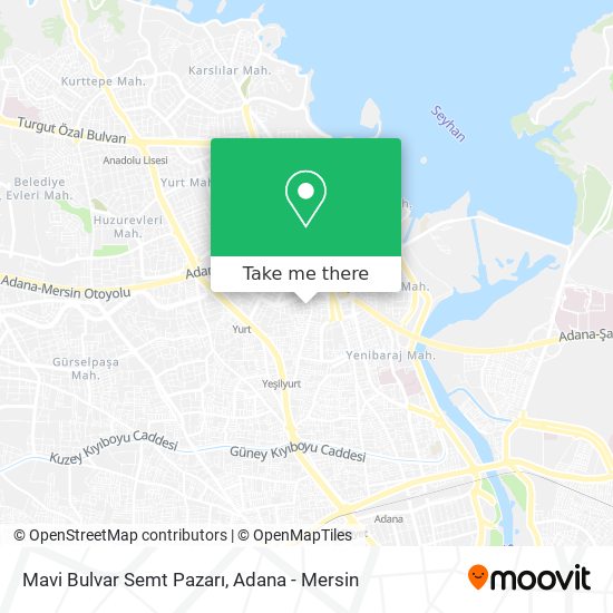 Mavi Bulvar Semt Pazarı map