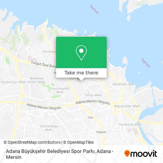 Adana Büyükşehir Belediyesi Spor Parkı map