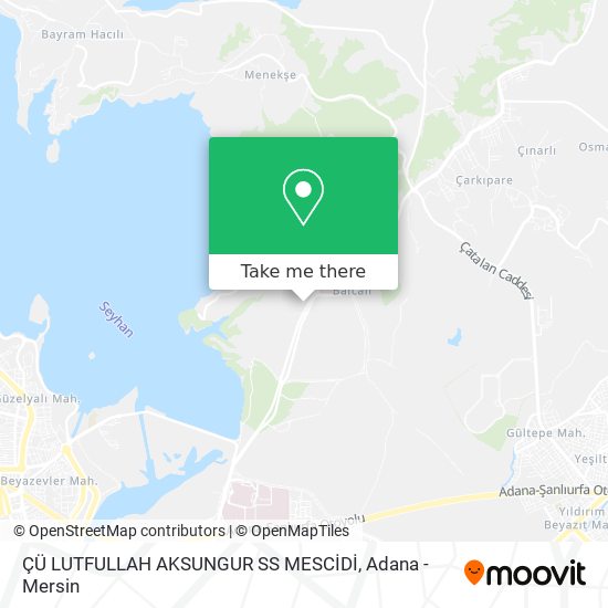 ÇÜ LUTFULLAH AKSUNGUR SS MESCİDİ map