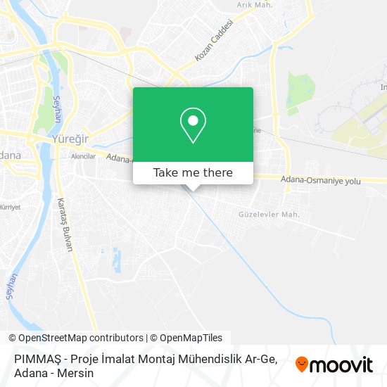 PIMMAŞ - Proje İmalat Montaj Mühendislik Ar-Ge map