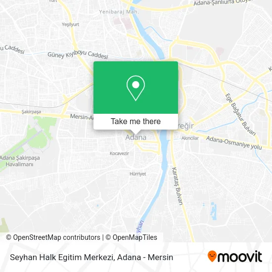 Seyhan Halk Egitim Merkezi map