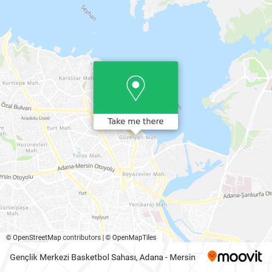 Gençlik Merkezi Basketbol Sahası map