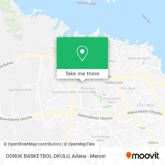 DORUK BASKETBOL OKULU map