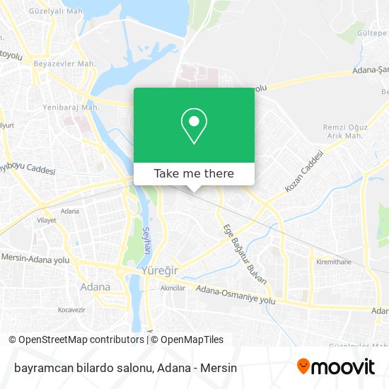 bayramcan bilardo salonu map