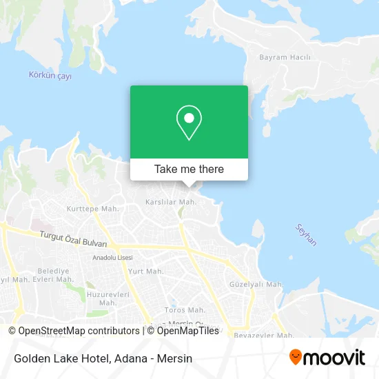 Golden Lake Hotel map
