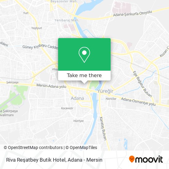 Riva Reşatbey Butik Hotel map
