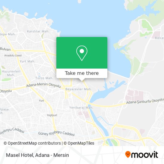 Masel Hotel map