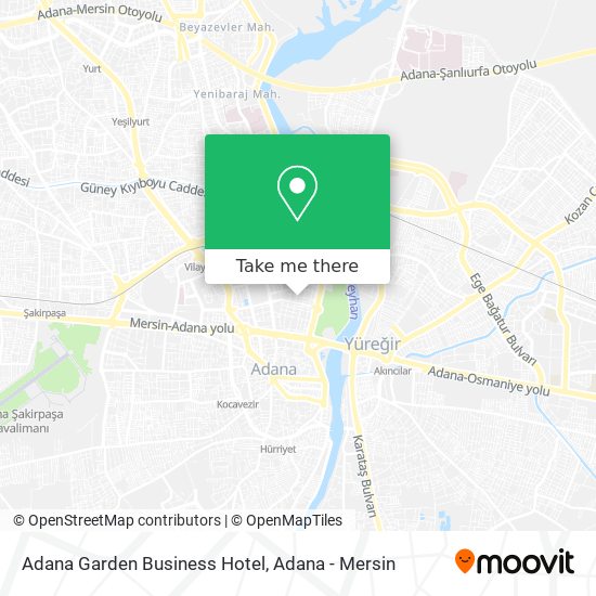 Adana Garden Business Hotel map