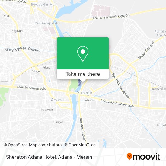 Sheraton Adana Hotel map