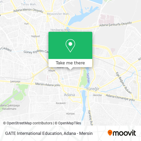 GATE International Education map