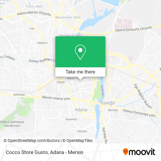 Cocco Store Gusto map