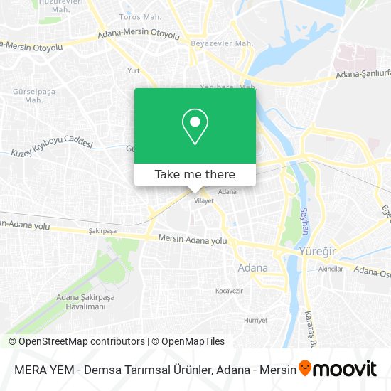 MERA YEM - Demsa Tarımsal Ürünler map