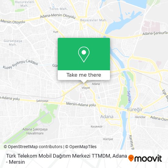 Türk Telekom Mobil Dağıtım Merkezi TTMDM map
