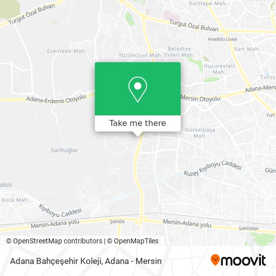 Adana Bahçeşehir Koleji map