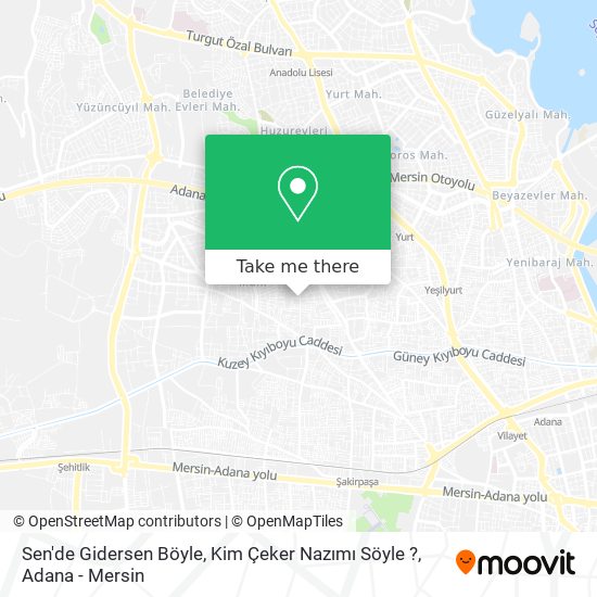 Sen'de Gidersen Böyle, Kim Çeker Nazımı Söyle ? map