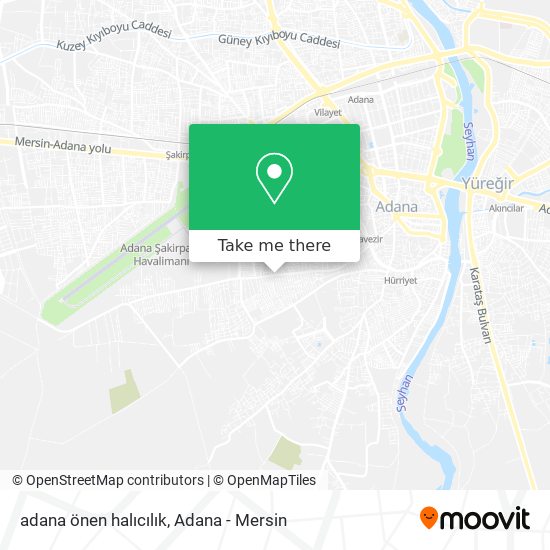 adana önen halıcılık map