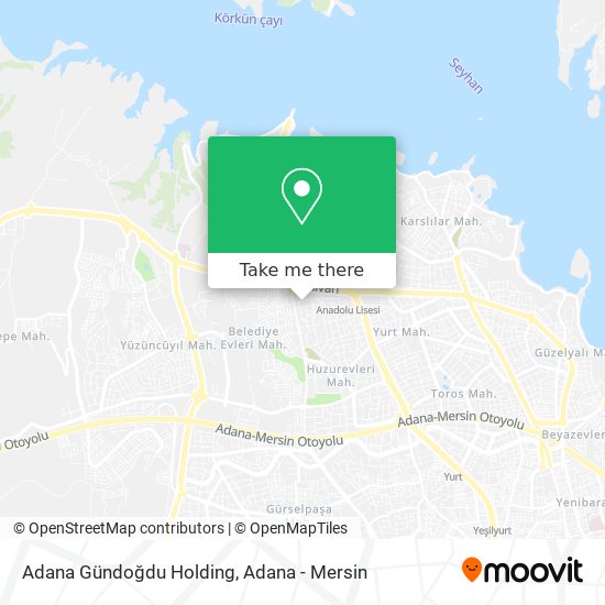 Adana Gündoğdu Holding map
