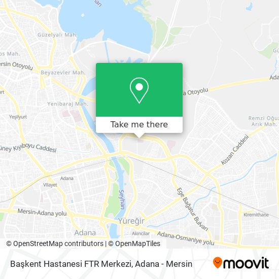 Başkent Hastanesi FTR Merkezi map