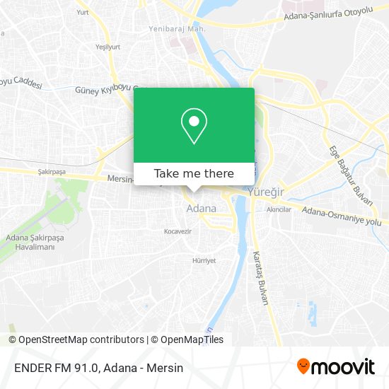 ENDER FM 91.0 map