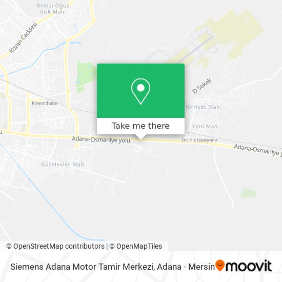Siemens Adana Motor Tamir Merkezi map