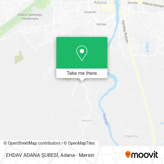 EHDAV ADANA ŞUBESİ map