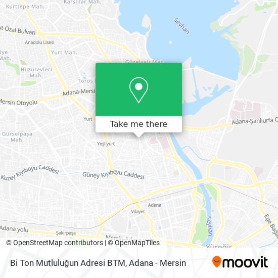 Bi Ton Mutluluğun Adresi BTM map