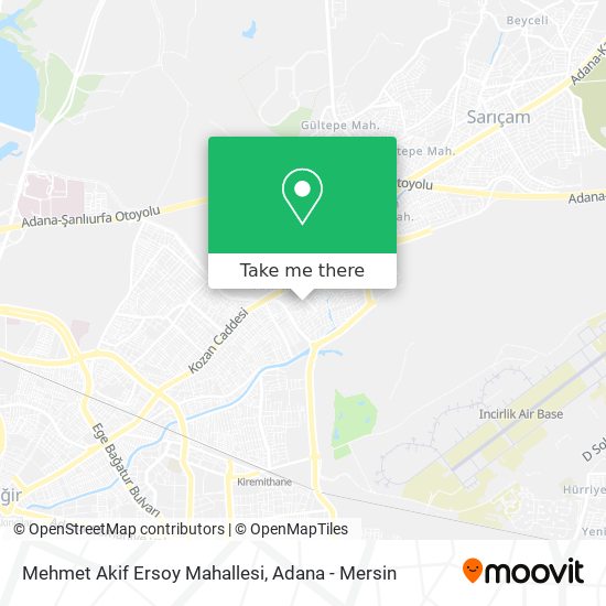 Mehmet Akif Ersoy Mahallesi map