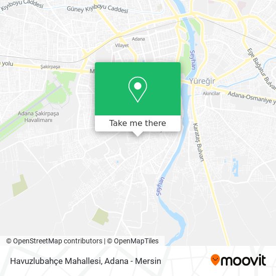 Havuzlubahçe Mahallesi map