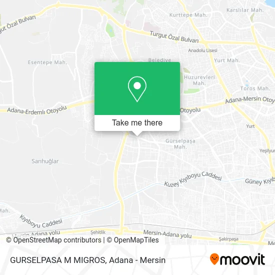 GURSELPASA M MIGROS map