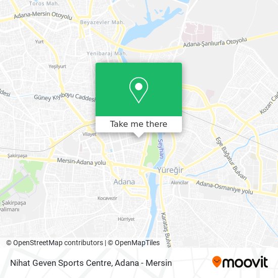 Nihat Geven Sports Centre map