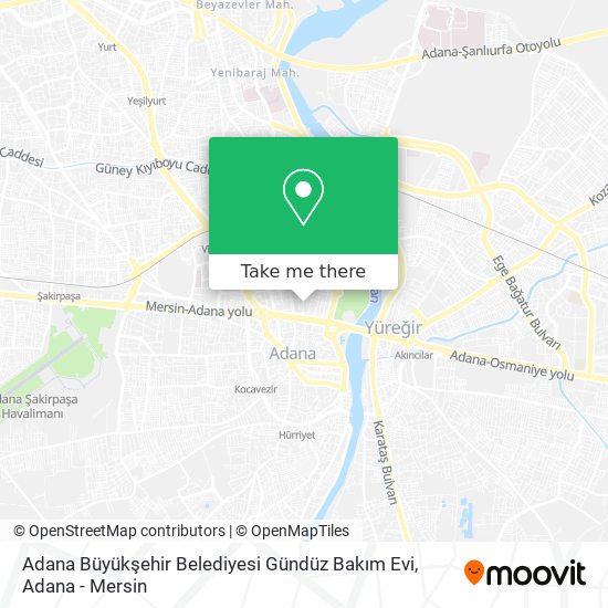 Adana Büyükşehir Belediyesi Gündüz Bakım Evi map