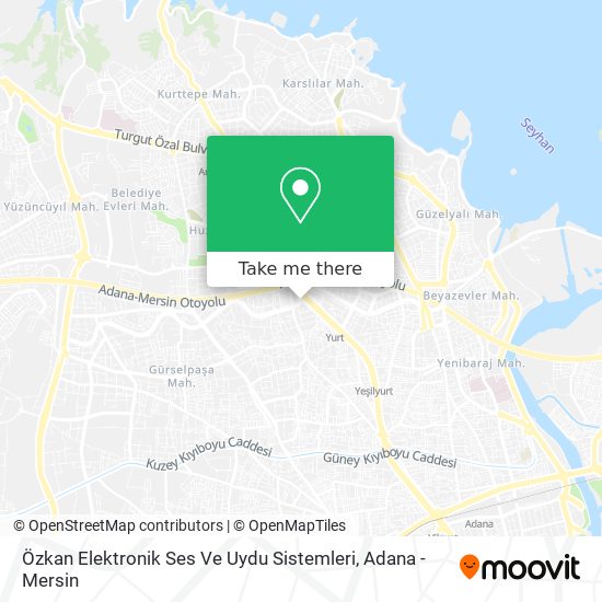 Özkan Elektronik Ses Ve Uydu Sistemleri map