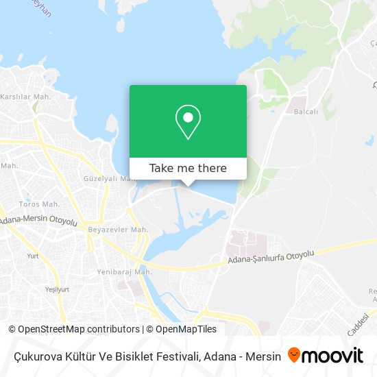 Çukurova  Kültür Ve Bisiklet  Festivali map