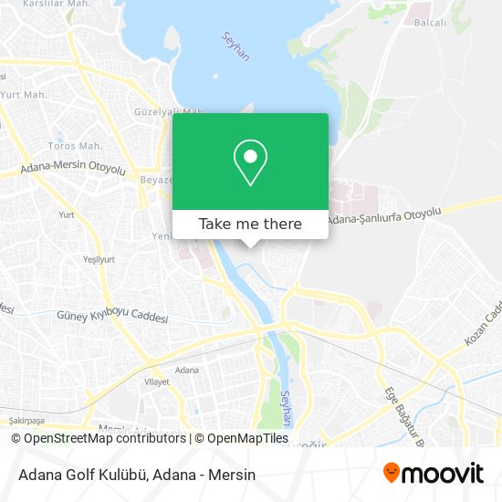 Adana Golf Kulübü map