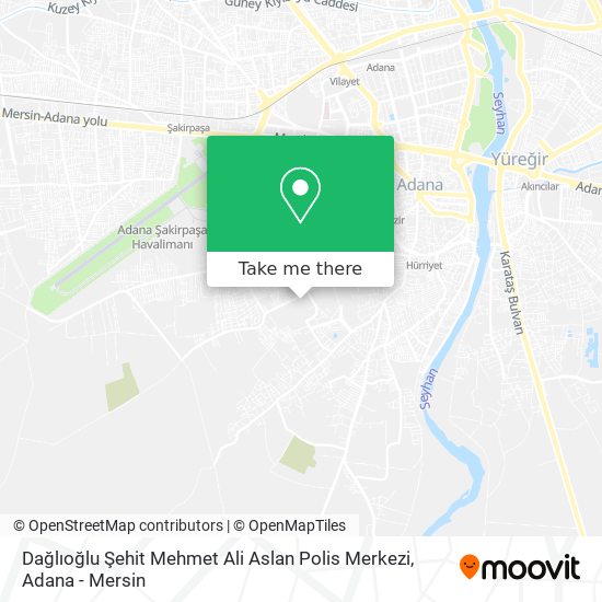 Dağlıoğlu Şehit Mehmet Ali Aslan  Polis Merkezi map