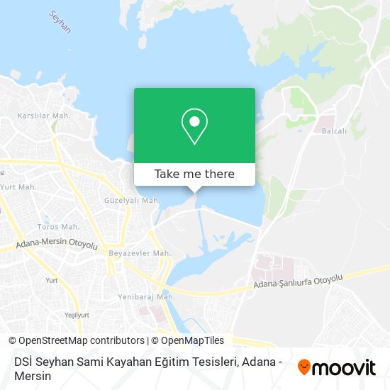 DSİ Seyhan Sami Kayahan Eğitim Tesisleri map