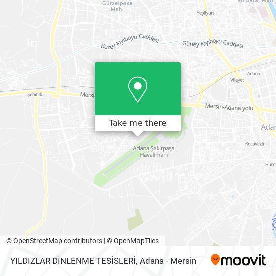 YILDIZLAR DİNLENME TESİSLERİ map