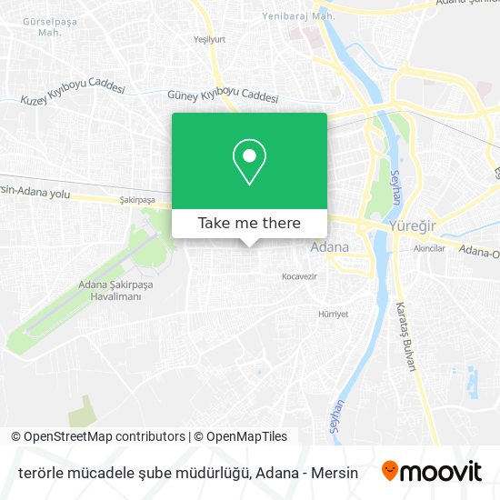 terörle mücadele şube müdürlüğü map