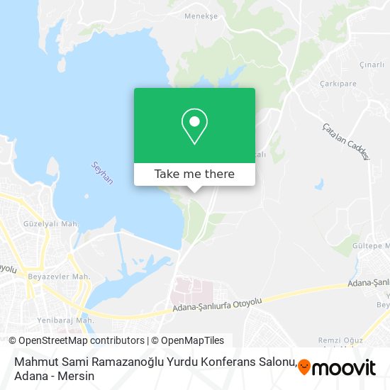 Mahmut Sami Ramazanoğlu Yurdu Konferans Salonu map