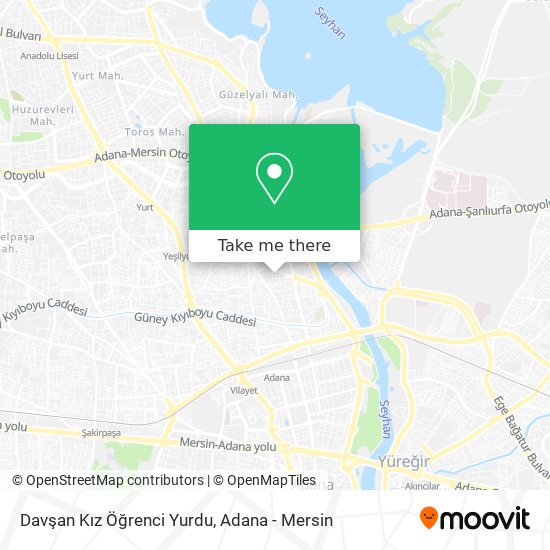 Davşan Kız Öğrenci Yurdu map