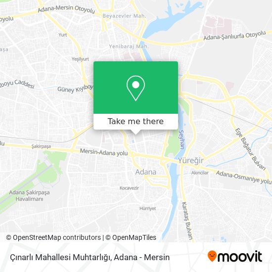 Çınarlı Mahallesi Muhtarlığı map