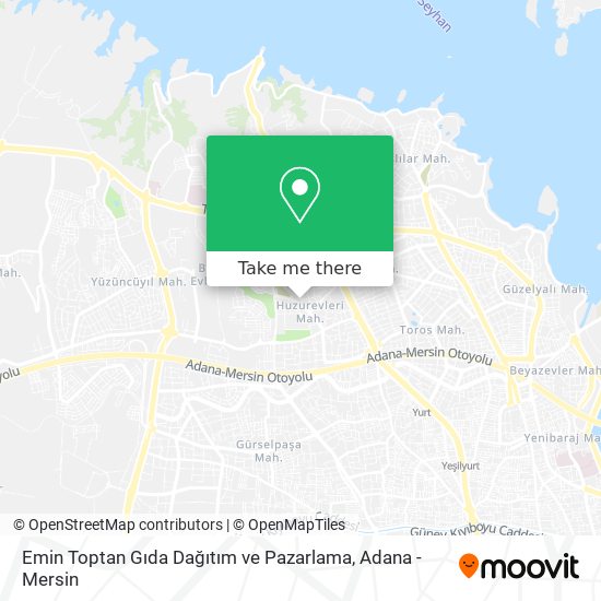 Emin Toptan Gıda Dağıtım ve Pazarlama map